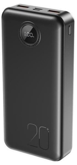 Зовнішній акумулятор XO PR239 20000mAh QC22.5W Black